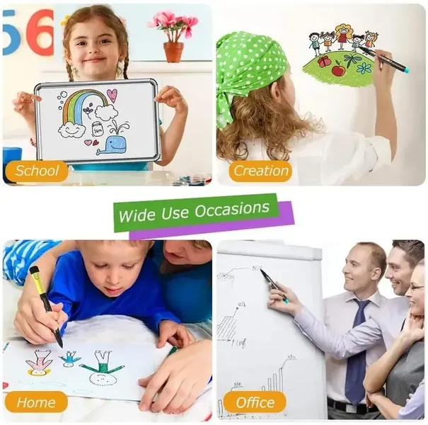 Magnetic Erasable Whiteboard Marker-12 Colors