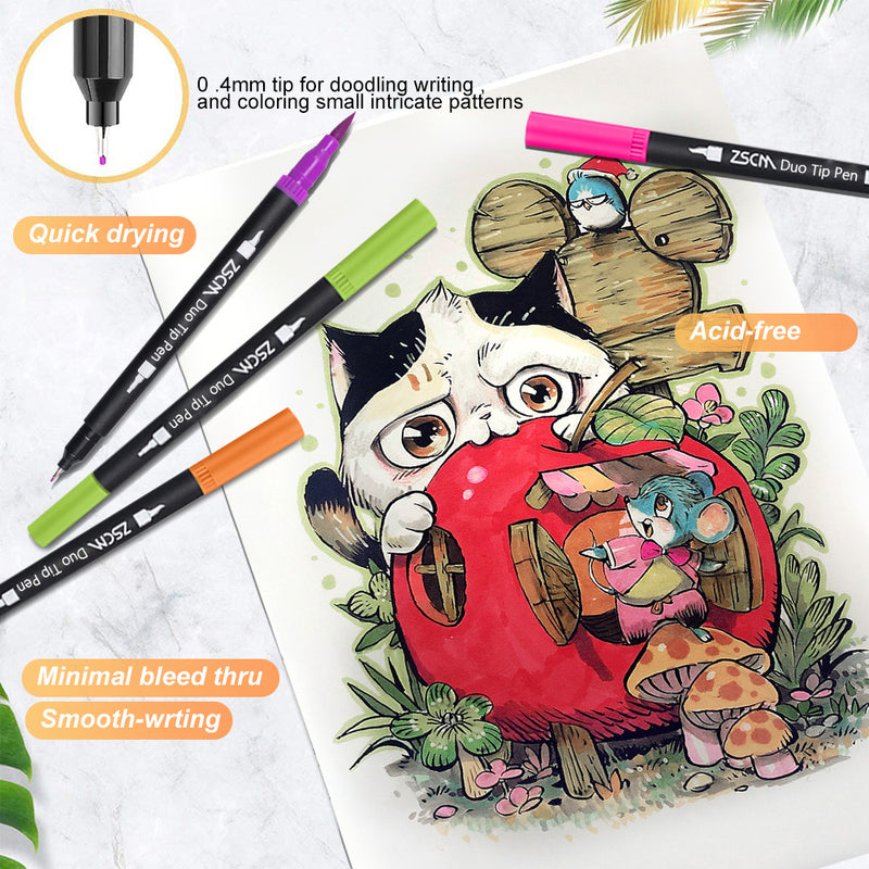 Duo Tip Pens-32 Colors