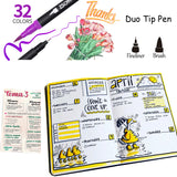 Duo Tip Pens-32 Colors