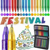 Gel pens-18 colores with 18 refills