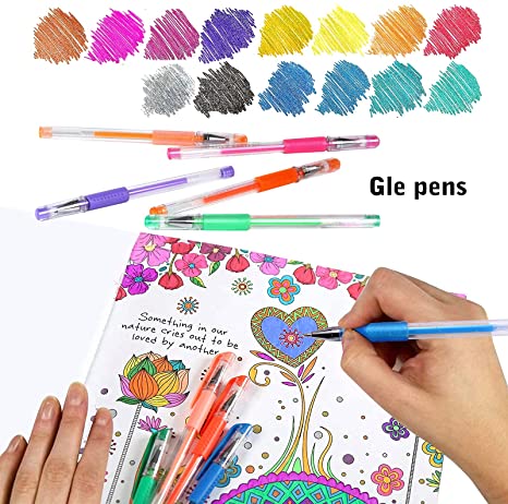 120 Colored Gel Pen with 120 Refills