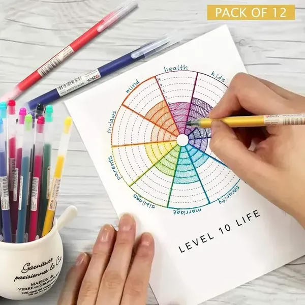 Gel Pens-12 Colors