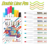 Metallic Outline Markers-8/12/21 Colors
