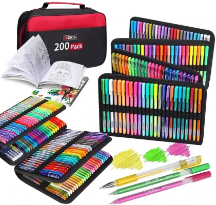 ZSCM 60/100/120/200 Colors Gel Pens Set
