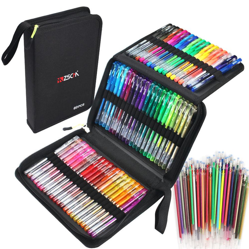Reaeon Gel Pens for Adult Coloring Book 200 Colors Gel Pen Colored Markers  Set