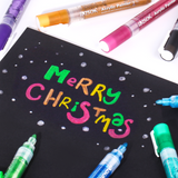 Glitter Colors Acrylic Marker Pens