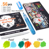 Acrylic markers-56 Colors