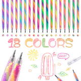 Spectra Swirl Gel Pens, Rainbow Pens