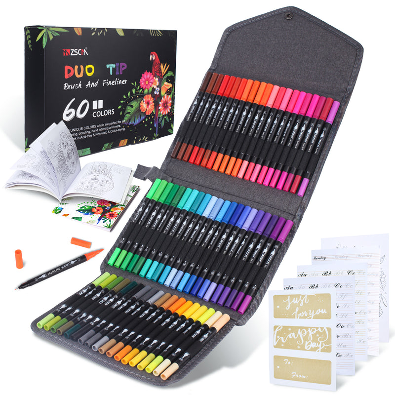 Duo Tip Pens-60 Colors