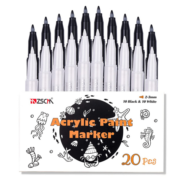 Acrylic Paint Markers-20 – Zscm The world of painting art, art painting  dreams