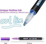 Metallic Outline Markers-8/12/21 Colors