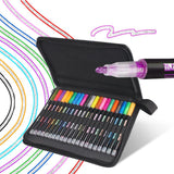 Outline Marker Pens with Silver Colors-21 Colors