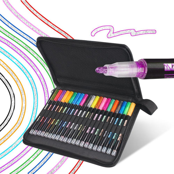 Outline Marker Pens with Silver Colors-21 Colors