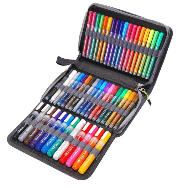 custom 48/60 colors acrylic marker set